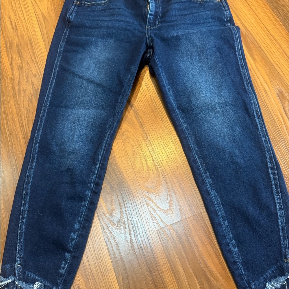 KanCan Dark Blue Ankle Jeans